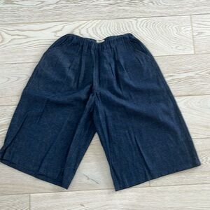 Vierra Rose lightweight denim culottes.